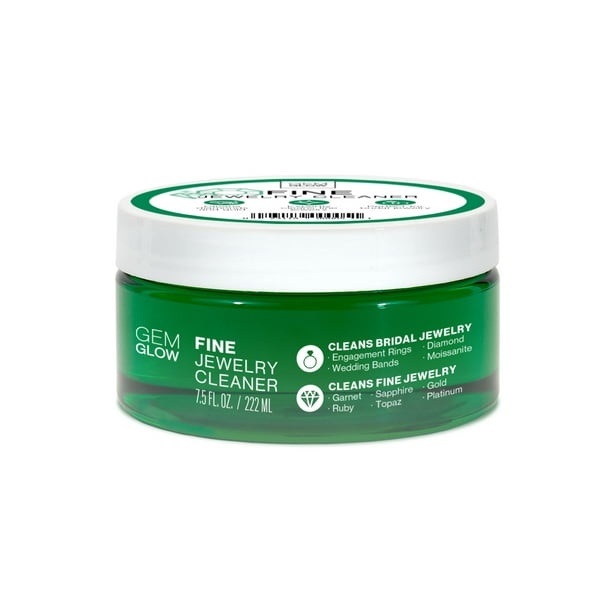 Gem Glow Fine Jewelry Cleaner for Diamonds, Gold, Cubic Zirconia and