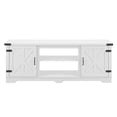 thumbnail image 4 of Farmhouse TV Stand for 70 Inch TV, Wood Media Console Storage Cabinet With Open Shelves, Console Table And Media Furniture For Living Room, 64.8"Wx15.67"Dx24.29"H, 4 of 9