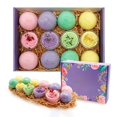 thumbnail image 2 of Toystoory 12 Uds bombas de bolas de baño baño fragante sal aceite esencial tipo aromaterapia limpiador corporal profundo SPA Natural alivio del Juegos de accesorios de baño Toystoory HA013725-00, 2 of 6