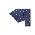 thumbnail image 4 of CAMISA DE HOMBRE INSPIRADA CHIC, CON ESTAMPADO FLORAL, DE MANGA CORTA Y BOTONES, TAMAÑO 42, AZUL OSCURO, 4 of 7