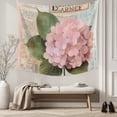 thumbnail image 5 of Pink Vintage Floral Tapestry for Bedroom Wall Hanging Tapestry, Summer Botanical Retro Ceiling Backdrop Tapestries Poster Blanket Wall Decor for Teens Room Living Room Dorm 59" x 90", 5 of 8