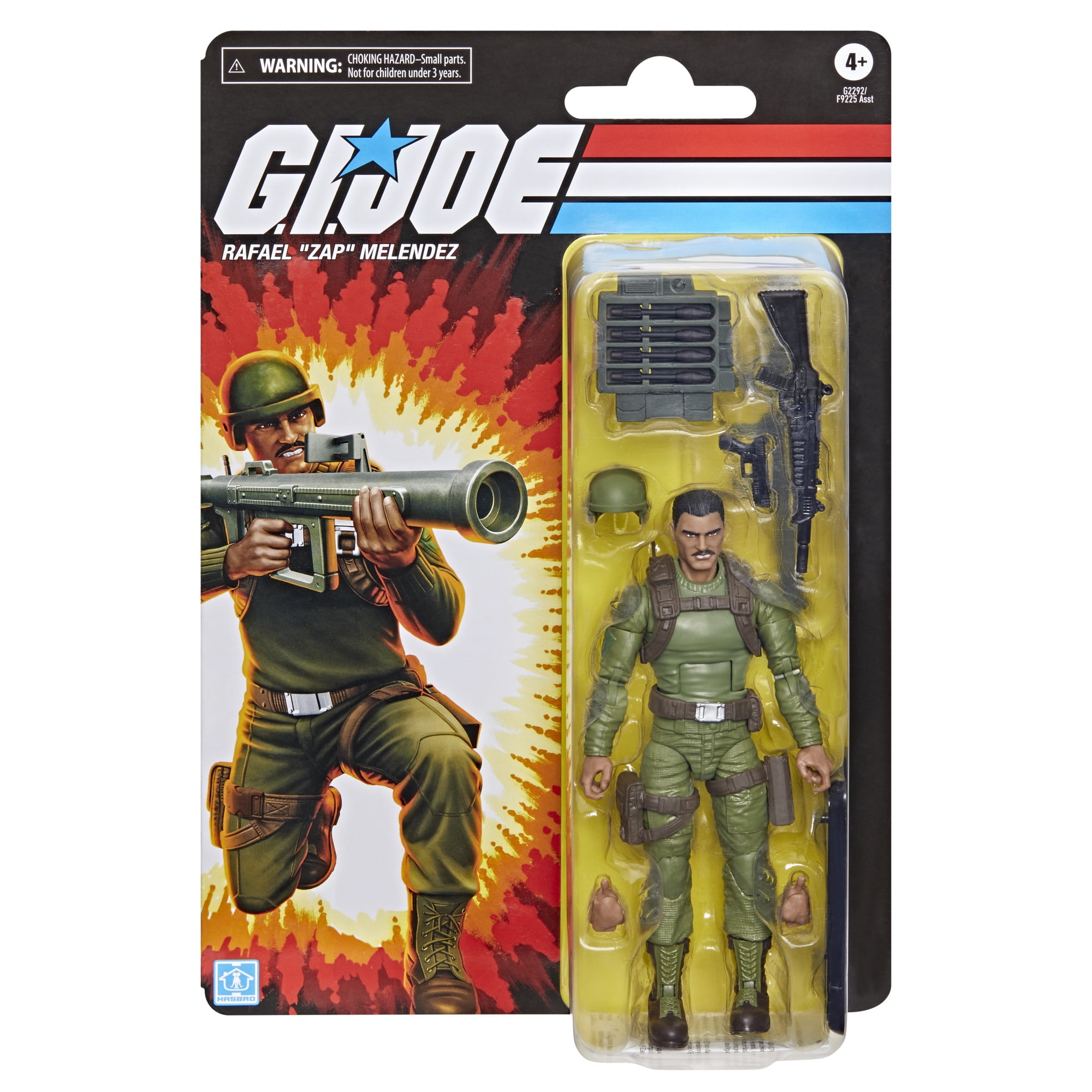 G.I. Joe Classified Series Retro Cardback, Rafael “Zap” Melendez