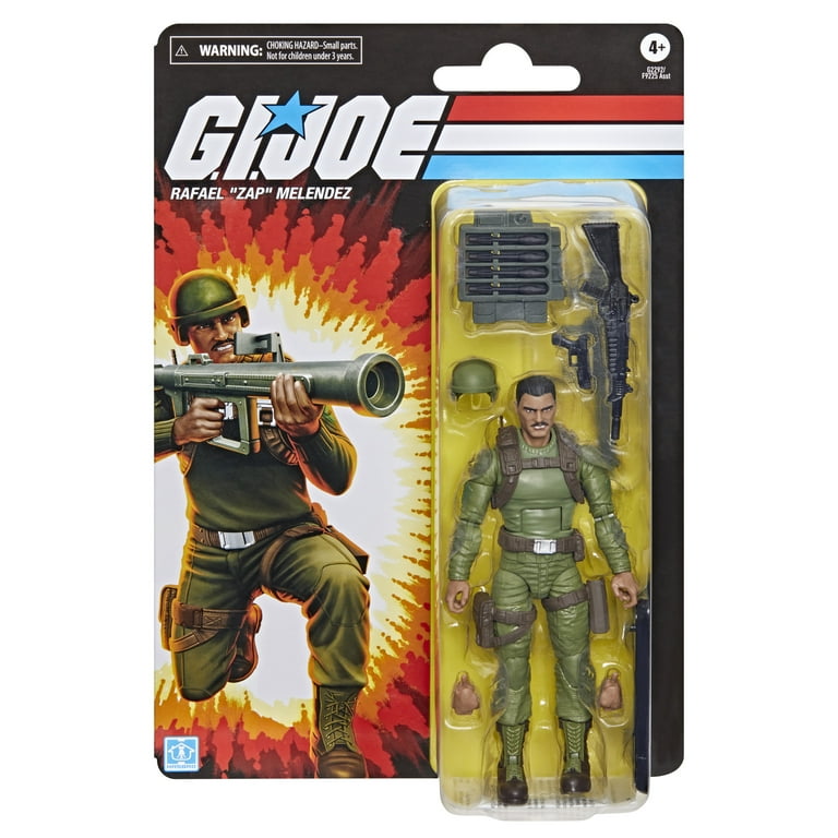 G.I. Joe Classified Series Retro Cardback, Rafael “Zap” Melendez
