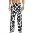 thumbnail image 2 of Kdxio Hand Drawn Tomatoes Print Men's Sleep Pajama Pant Lounge Pants with Pockets, 2 of 8