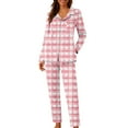 thumbnail image 3 of RKSTN St Patrick's Day Pajamas Set for Women Oversized Crewneck St Paddy's Day Lucky Shamrock Printed Loungewear Matching Sets Womens Casual Plus Size Loose Fits T Shirts and Pjs Pants 2 Piece Set, 3 of 8