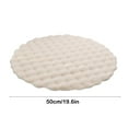 thumbnail image 3 of Qonioi Round Carpet Floor Cushion, 50x50cm Sofa Living Room Coffee Table Mat, Soft Polyester Decorative Pillow, Round Cushion, 3 of 6