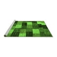 thumbnail image 2 of Ahgly Company Machine Washable Indoor Rectangle Abstract Green Modern Area Rugs, 7' x 9', 2 of 4