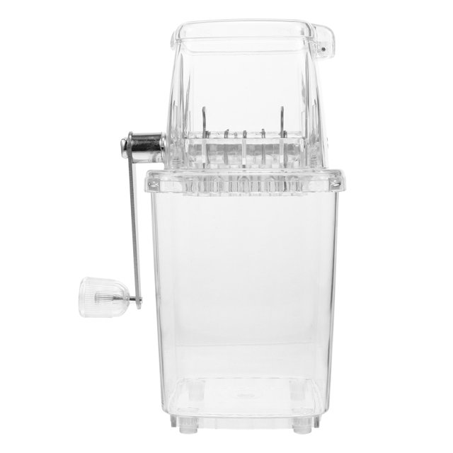 Miangastore Broyeur de Glace Manuel Multifonction Blanc 1Pcs 9.4x6.1x4.5in