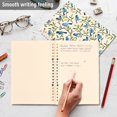 thumbnail image 4 of FORMRS 1-Subject Spiral Notebook 8" x 5" College Ruled 60 Refillable Sheet A5 Hard Cover, Blue Birds Pattern, 4 of 7
