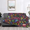 thumbnail image 2 of Naloa Berry Fruits Flannel Fleece Throw Blanket for Bed Couch, Thick Blanket - All Seasons Suitable for Women, Men and Kids-40"x30", 2 of 6