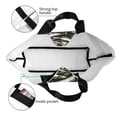 thumbnail image 4 of Disketp Black And White Rose Bolsa Tote Estampada para Mujer, Bolso de Hombro y de Mano para Compras y Viajes, 4 of 8