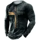 thumbnail image 2 of Suéteres de manga larga con estampado vintage para hombre, ropa nueva Y2k, camiseta de poliéster de primavera para hombre, sudaderas con citas estéticas de diseñador, 2 of 5
