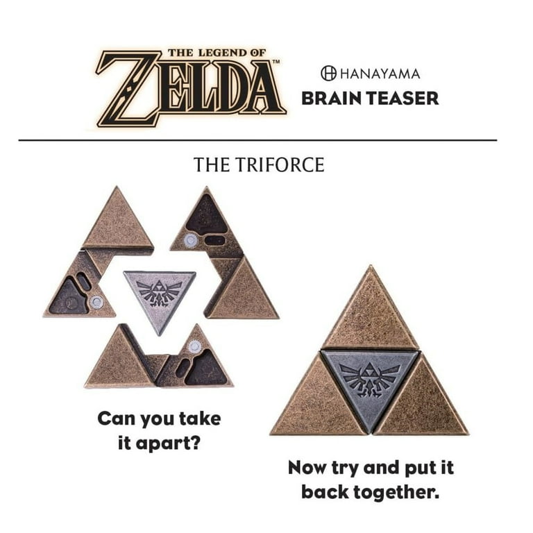 Legend of Zelda Triforce Hanayama Metal Puzzle - Walmart.com