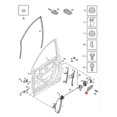 thumbnail image 4 of Right Interior Door Handle Chrome Trim Bezel 96660864 for Captiva Sport 2012-2015 Vue 2008-2010, 4 of 4