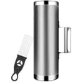 thumbnail image 1 of 12" x 4" Metal Guiro Shaker Stainless Steel Guiro Instruments with Scraper Musical Instruments Latin Percussion Instrument, 1 of 7