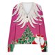 thumbnail image 5 of Puntoco Chaqueta De Punto Informal Con Botones Y Estampado Navideño Para Mujer, 5 of 5