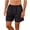 Dark Gray, variant on KIHOUT Men's Solid Snap-Open Postoperative Shorts - Polyester, Elastic Waist, Fully Open Design for Recovery, Home and Daily Wear in Spring and Summer