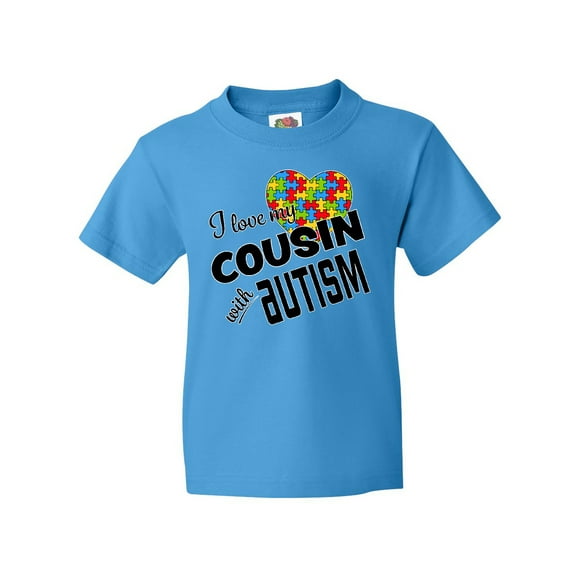 Inktastic I Love My Cousin with Autism Youth T-Shirt