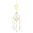 thumbnail image 4 of Carillón de viento de cristal que atrapa la luna, marco de metal, bola puntiaguda, flor de cuentas A Sywqhk Libre de BPA, 4 of 9
