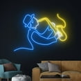 thumbnail image 4 of Handmadetneonsign Saxophone Neon Sign, Man Playing Saxophone Wall Decor, Saxophone Music Wall Decor, 4 of 5