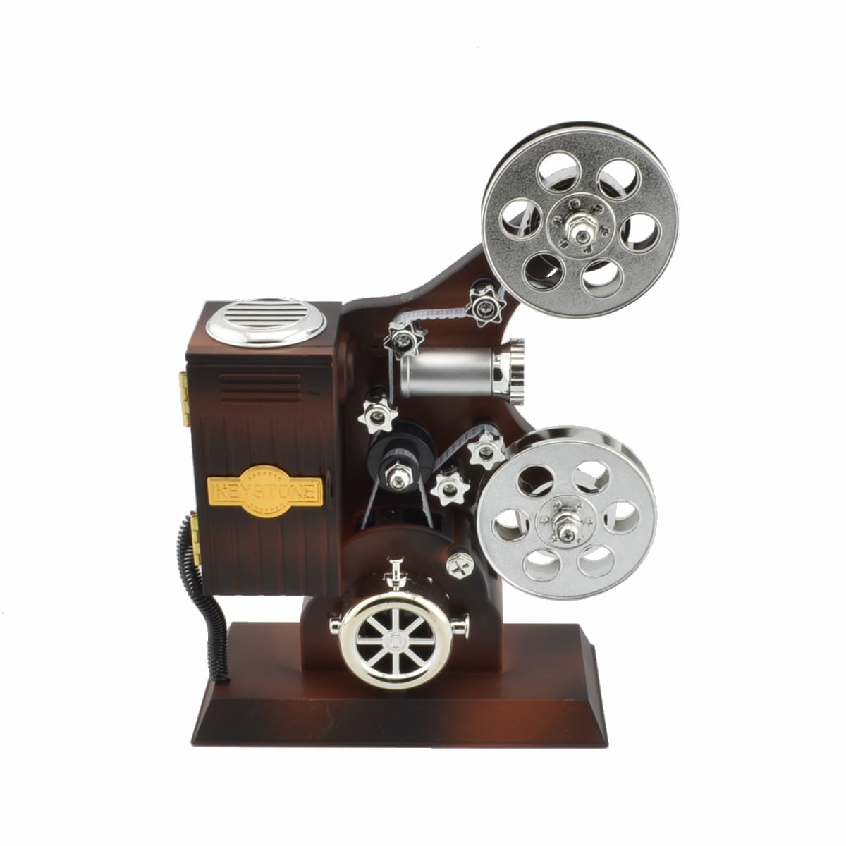 Retro Music Box Multifunction Retro Film Projector Style Music Box with