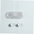 thumbnail image 3 of CHICHUMID 5 Pcs Verrou de Porte de Réfrigérateur Verrous de Sécurité Modélisation Simple Transparente pour Portes de Placard, 3 of 8