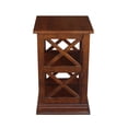 thumbnail image 3 of International Concepts Hampton Accent Table With Shelves, 3 of 6