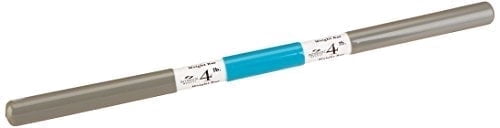 Sammons Preston Rehab Weight Bar, 4 Pounds, Teal, 1 Pack