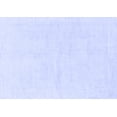 thumbnail image 1 of Ahgly Company Indoor Rectangle Solid Blue Modern Area Rugs, 2' x 5', 1 of 4