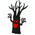 thumbnail image 4 of 48" Pre-Lit Frightening Face Halloween Tree, 4 of 4