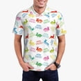thumbnail image 1 of Saiise Happy Easter Rabbit Print Mens Golf Shirt Moisture Wicking Quick-Dry Print Performance Polo Shirts for Men-3X-Large, 1 of 6