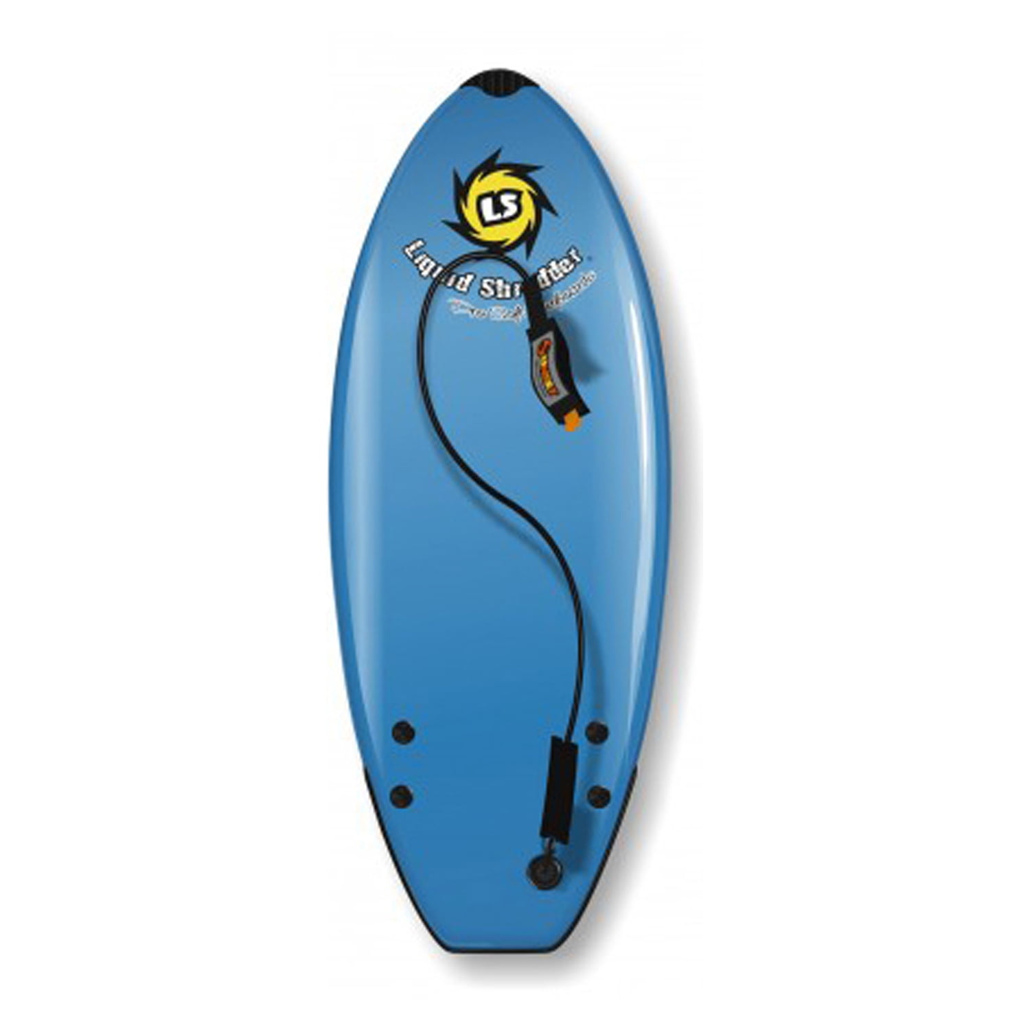 Liquid Shredder Element 4'2" Hybrid Soft Surfboard Sky Blue Walmart