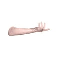 thumbnail image 2 of Gravity Threads Gants Longs en Satin Style Opéra 23 Pouces Pouces Pêche Clair, 2 of 2