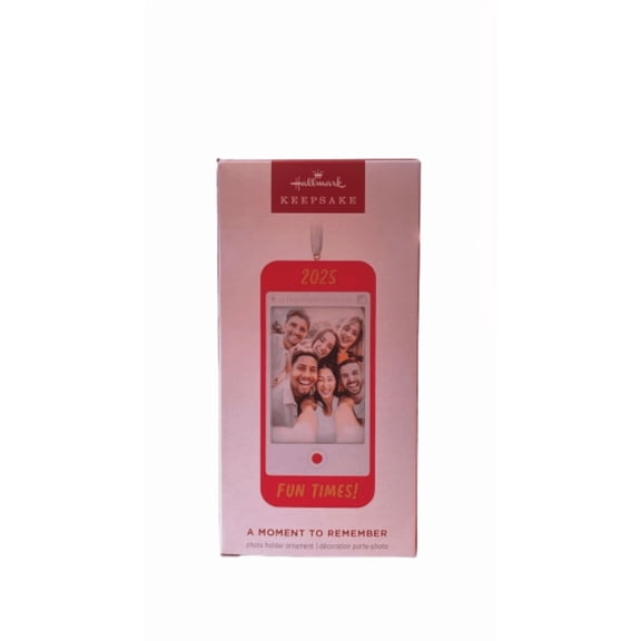 Hallmark Ornament 2025 A Moment to Remember 2025 Photo Frame Ornament