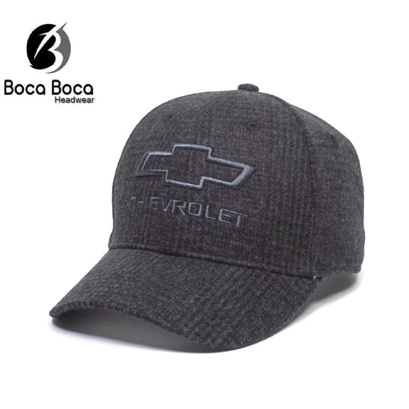 Hat - Chevrolet Wool Blend Embroidered Men's Adjustable Ball Cap