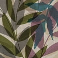 thumbnail image 2 of Kristin Emery 15x15 Gallery Wrapped Canvas Wall Art Titled - Purple Green Leaves, 2 of 4