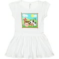 thumbnail image 3 of Inktastic Farm Animals with Cow, Chick and Pig Girls Toddler Dress, 3 of 5
