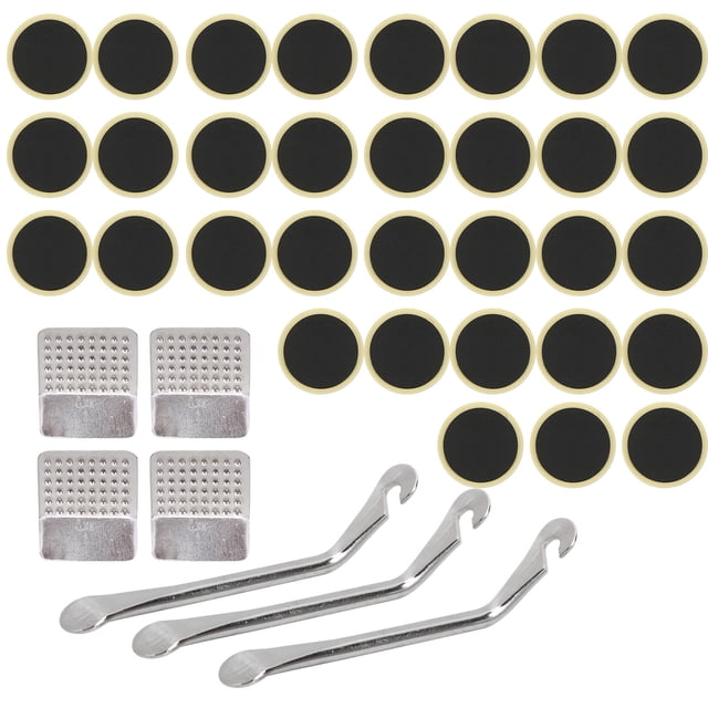 Bicycle Repair Tool Kit,39Pcs Bicycle Inner Tube Inner Tube Repair Kit Tyre Patch Exceptional Craftsmanship