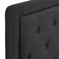 thumbnail image 6 of Elle Decor Amery King Tufted Upholstered Headboard in Charcoal Gray, 6 of 8