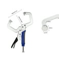 thumbnail image 3 of 11-inch Locking C-Clamp Pliers with Rubber Grip Quick Release Clamp Hand Tool, 3 of 8