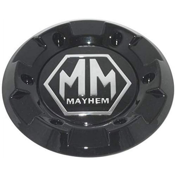 Mayhem Gloss Shiny Black Wheel Rim Replacement Center Section Cap Only C-231-2
