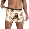 thumbnail image 2 of Kdxio Men's Boxer Briefs with Cute Bee Honey Jar Hive Bear Print - Comfortable and Breathable Underwear for Everyday Wear, 2 of 7