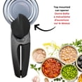 thumbnail image 4 of Starfrit MightiCan Can Opener, Safe, Holds Lid and Leaves No Sharp Edges, Comfort Grip Handle, Heavy-Duty Non-Slip Knob, 3-Year Warranty, Black, 4 of 10