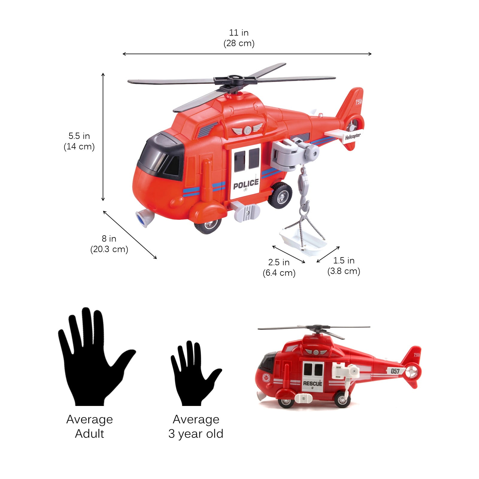 Fire helicopter best sale toy