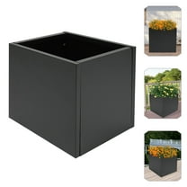 32*32*32" Steel Planter Box Square Indoor Outdoor Planters Floor Standing Flower Pot Cube Planting Box