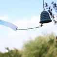 thumbnail image 2 of 2 X Artesanías De Hierro Campanas De Viento Con Forma De Campana Pequeña Y Cono De Pino, Decoración Artística Colgante Para Ventana / / árbol / Sunnimix Campana de viento Furin japonesa, 2 of 8