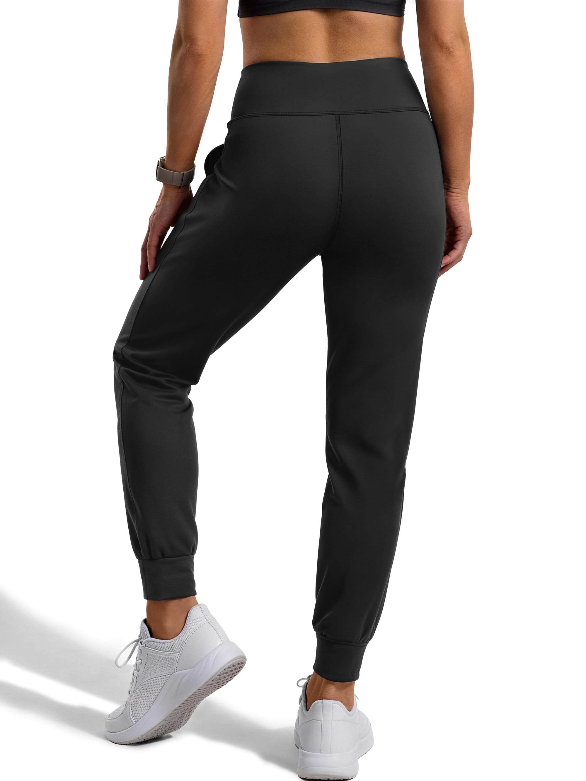 Rosvigor Yoga Women Joggers Athletic Pants for Women Elastic High Waisted Tapered Casual Pants with Pockets