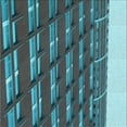 thumbnail image 1 of Ahgly Company Machine Washable Indoor Square Transitional Charcoal Blue Area Rugs, 4' Square, 1 of 7