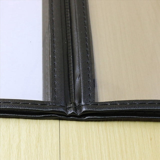 6Pcs Cubiertas de Menú de Restaurante Transparentes para TamañO A4 Estilo de Libro Cafe Bar 4 PáGinas 8 Ver