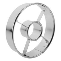 LOLIPPYY Pastry Cookie Stencil Round Doughnut Cutter Stainless Steel Baking Accessory 1Pack